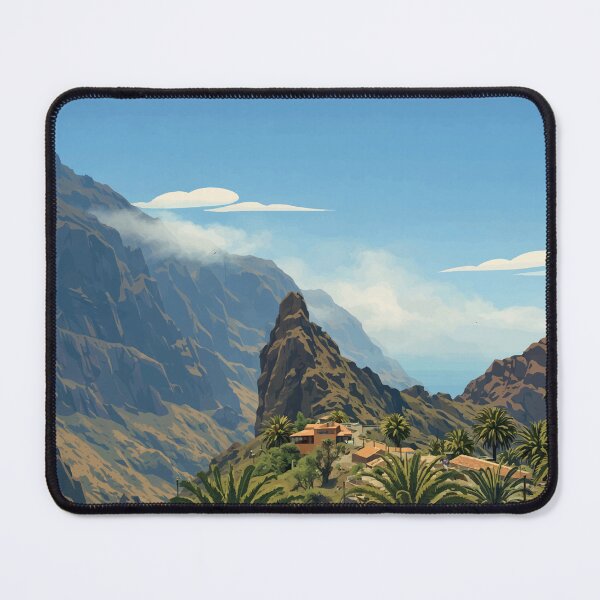 Item preview, Masca Village in the Mountains of Tenerife designed and sold by darekkocurek.
