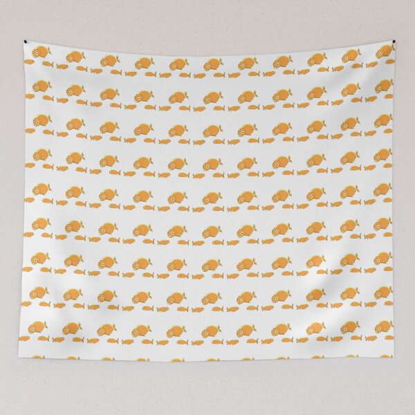 Item preview, Cute Kawaii Ranchu Goldfish,  Adorable Fancy Goldfish Swimming Illustration designed and sold by Najomiartstudio.