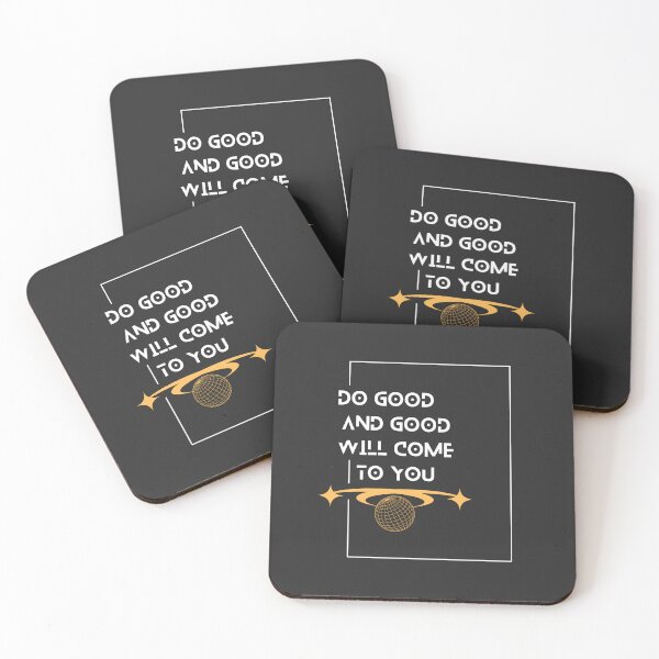 Item preview, Do Good and Good Will Come To You – Positive Karma Motivational Quote Design designed and sold by Gawii.