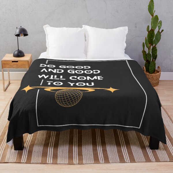 Item preview, Do Good and Good Will Come To You – Positive Karma Motivational Quote Design designed and sold by Gawii.