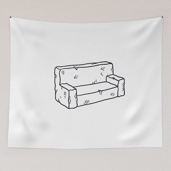 Item preview, Doodle Interior Series: Primitive Stone Sofa designed and sold by mini-hama.