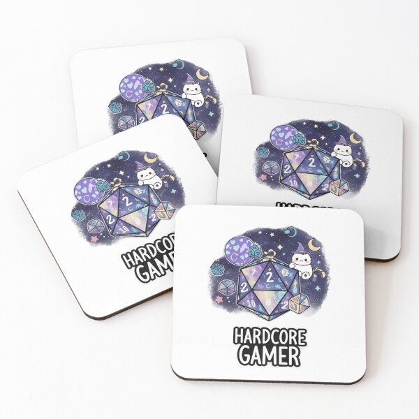 Item preview, Hardcore Gamer - D20 Dice RPG Fantasy Kawaii Art designed and sold by Jossartist.