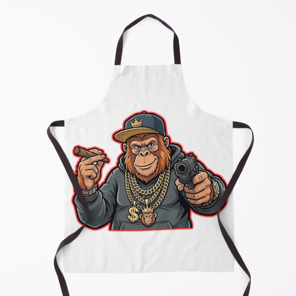 Item preview, ORANGUTAN GANGSTER SMOKING A WEED BLUNT designed and sold by Python Designs .