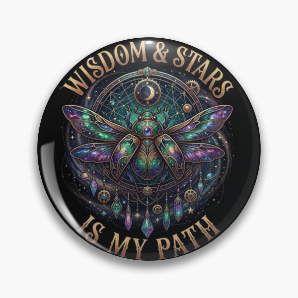 Item preview, Wisdom & Stars – Cosmic Beetle Emblem designed and sold by Dogandesighn.