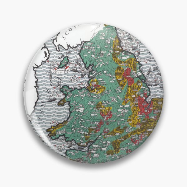 Item preview, 1929 Inventory Map of England's Crops, Livestock, Land and Fisheries designed and sold by colourfind.