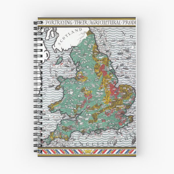 Item preview, 1929 Inventory Map of England's Crops, Livestock, Land and Fisheries designed and sold by colourfind.