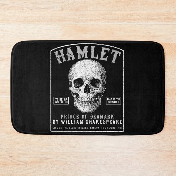 Item preview, Hamlet, William Shakespeare 1601 tour t-shirt, Skull design designed and sold by Proverbial Wisdom Design.