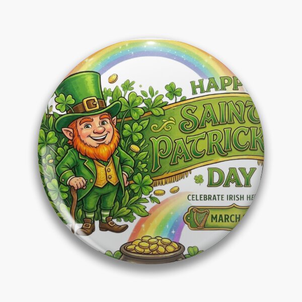 Item preview, Retro Leprechaun & Golden Pot - Vintage St. Patrick’s Day Aesthetic designed and sold by Wear Sculpt.
