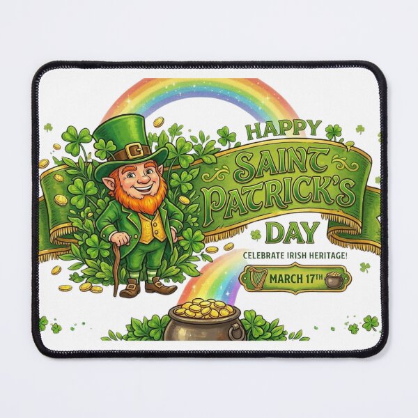 Item preview, Retro Leprechaun & Golden Pot - Vintage St. Patrick’s Day Aesthetic designed and sold by Wear Sculpt.