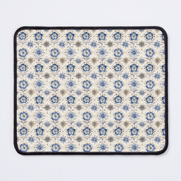 Item preview, Vintage Blue French Damask Pattern designed and sold by LouieVanille.