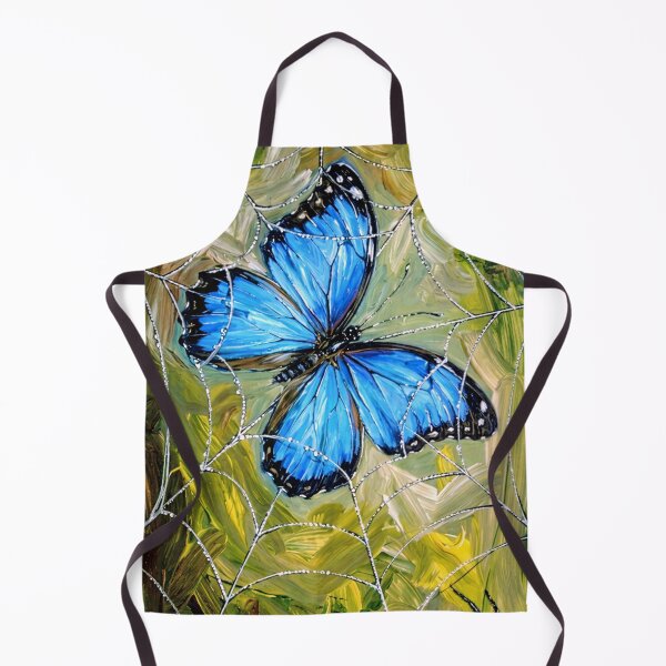 Item preview, The Blue Morpho in Silver Webs designed and sold by SodhaIqbalKasam.