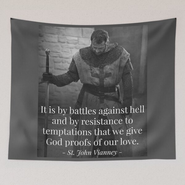 Item preview, St. John Vianney's quote  designed and sold by ✠Extra✠Ecclesiam✠Nulla✠Salus✠.
