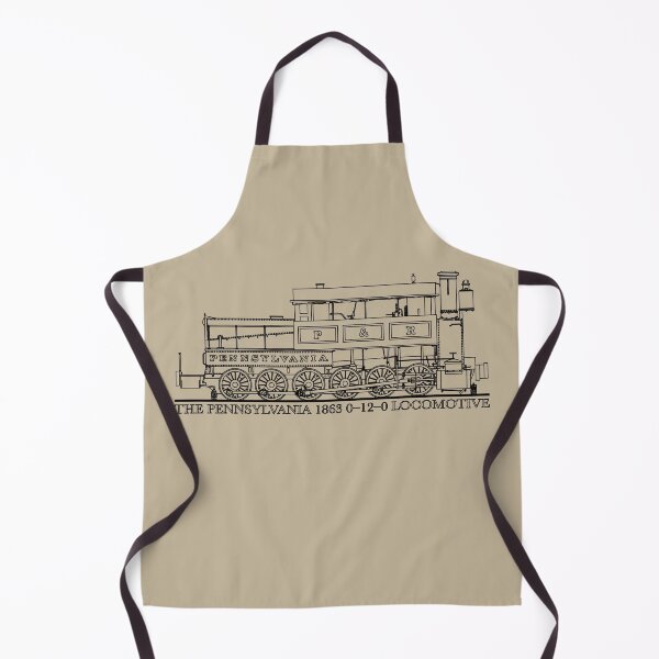 Item preview, The Pennsylvania 1863 0-12-0 Steam Locomotive Diagram designed and sold by Maljonic.