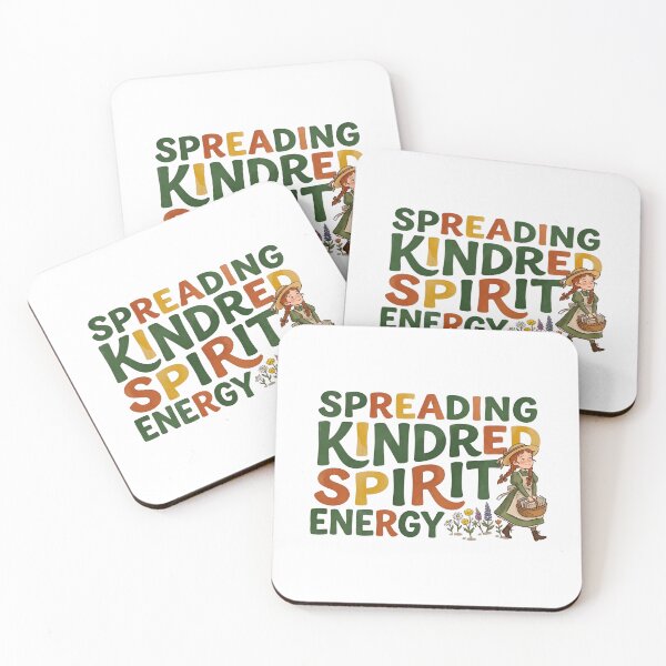 Item preview, Colorful Spreading Kindred Spirit Energy Typography designed and sold by Fenay Designs.