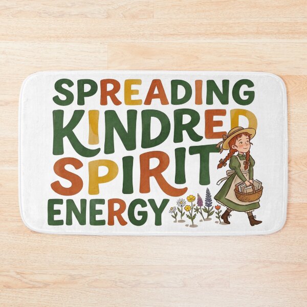 Item preview, Colorful Spreading Kindred Spirit Energy Typography designed and sold by Fenay Designs.