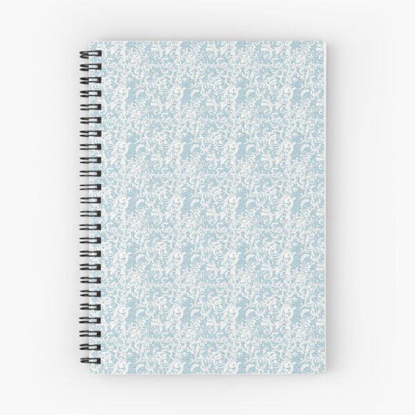 Item preview, Vintage Blue French Filigree and Letters Pattern designed and sold by LouieVanille.