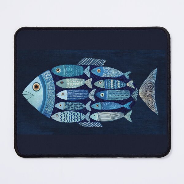 Item preview, Vibrant fish on dark bg designed and sold by anytka.