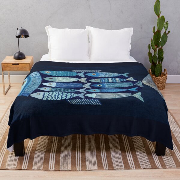Item preview, Vibrant fish on dark bg designed and sold by anytka.