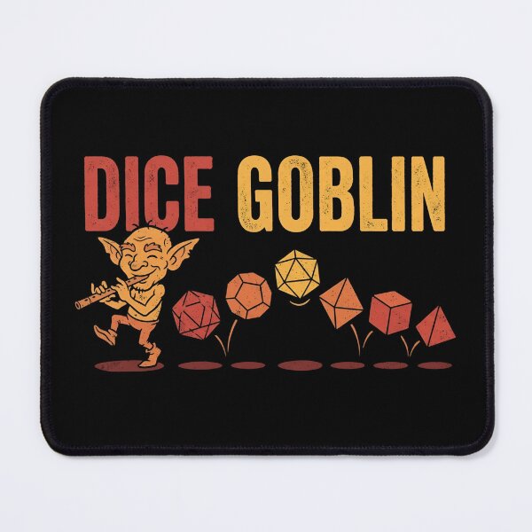 Item preview, Dice Goblin Flute Piper Tabletop RPG Graphic designed and sold by Fenay Designs.