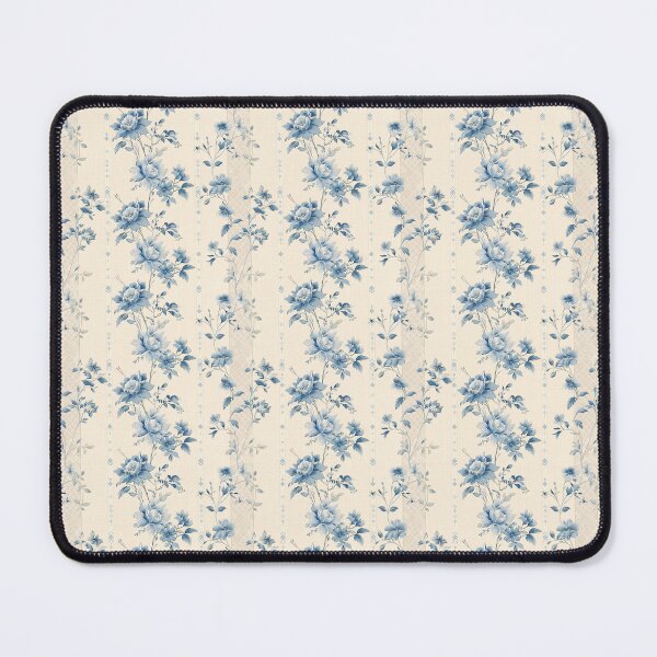 Item preview, Vintage Blue French Striped Floral designed and sold by LouieVanille.