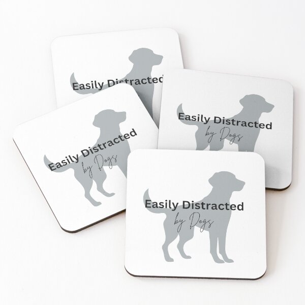Artikelvorschau, Easily Distracted by Dogw Funny Dog Lover Shirt entworfen und verkauft von Cozybysophie.
