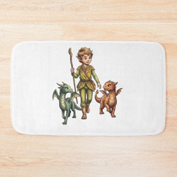 Item preview, An elf child and a baby dragon. designed and sold by PP&RAINBOW SHOP.