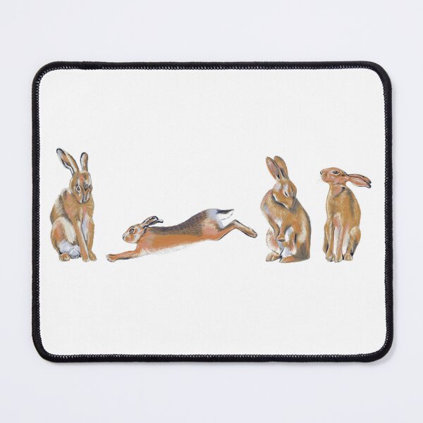Item preview, Four Hares Illustration designed and sold by Hide&Quill.