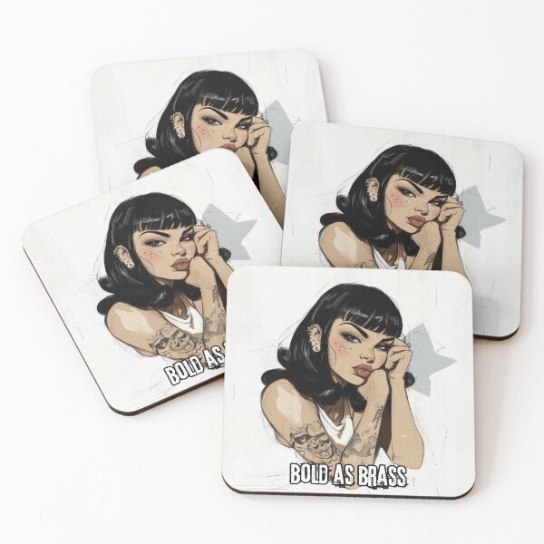 Item preview, Punk Girl, "Bold As Brass", Girl power attitude designed and sold by Shoot-The-Moon.