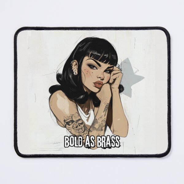 Item preview, Punk Girl, "Bold As Brass", Girl power attitude designed and sold by Shoot-The-Moon.