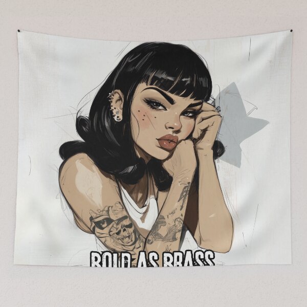 Item preview, Punk Girl, "Bold As Brass", Girl power attitude designed and sold by Shoot-The-Moon.