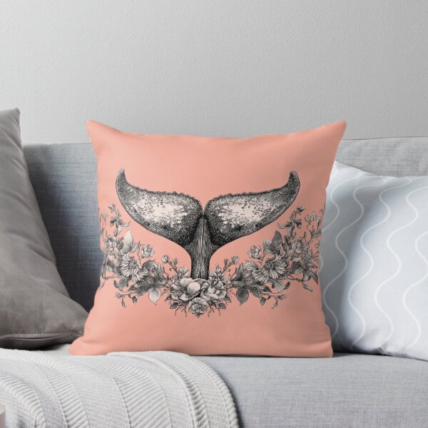 Item preview, Whales tail design with flowers designed and sold by anytka.