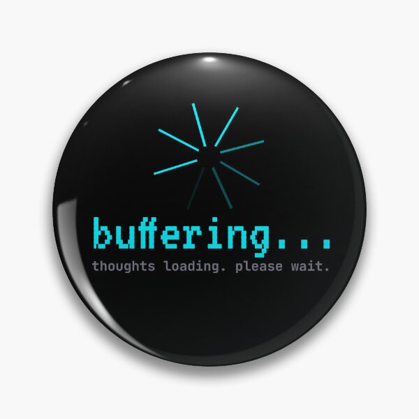 Item preview, Buffering Thoughts Loading Screen Neurodivergent Gamer designed and sold by Becheer.