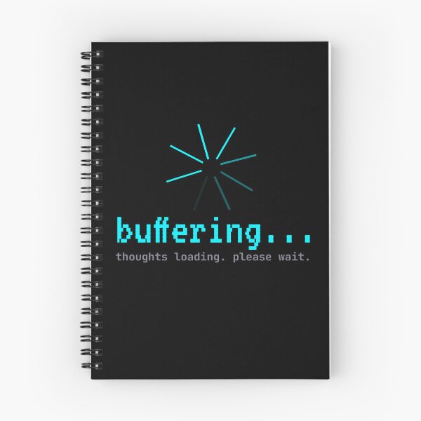 Item preview, Buffering Thoughts Loading Screen Neurodivergent Gamer designed and sold by Becheer.