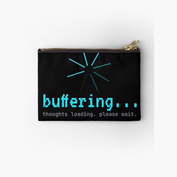 Item preview, Buffering Thoughts Loading Screen Neurodivergent Gamer designed and sold by Becheer.