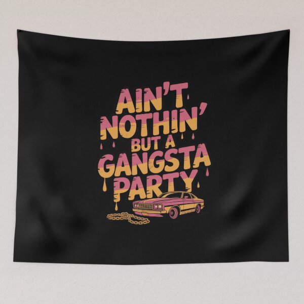 Item preview, Classic "Gangsta Party" West Coast Tee designed and sold by Enea Kelo.