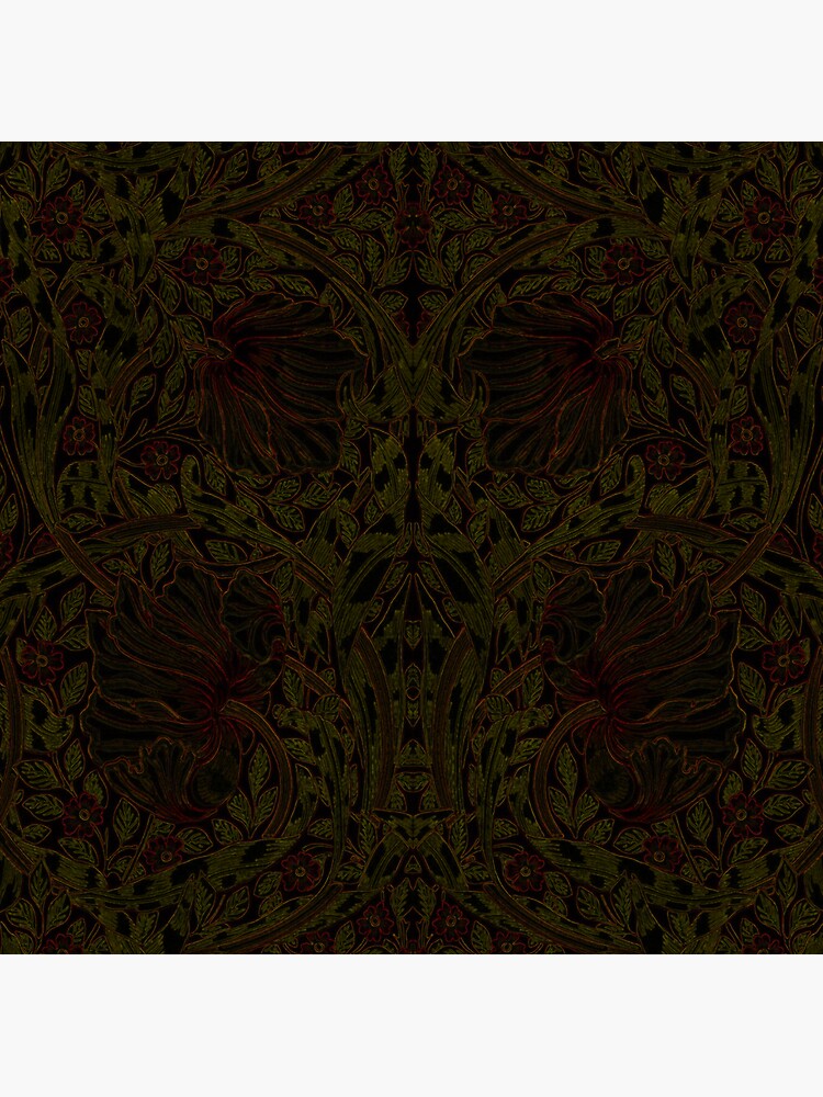 Dark Tapestry - Night Flowers by Etakeh