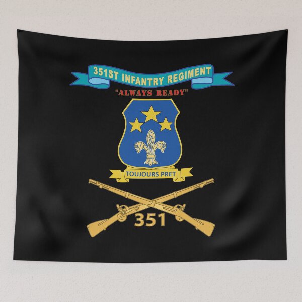 Item preview, Army - 351st Infantry Regiment -Always Ready w Ribbon - Number Br X 300 designed and sold by Military Insignia Products.