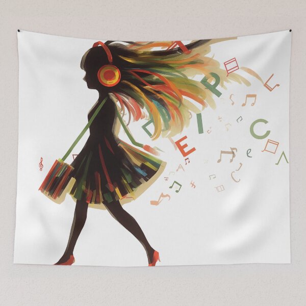 Item preview, Music Lover Girl Style designed and sold by Shoot-The-Moon.