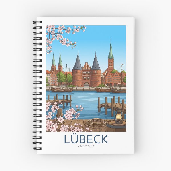 Item preview, Lubeck Germany - Travel Art designed and sold by Marciolini.