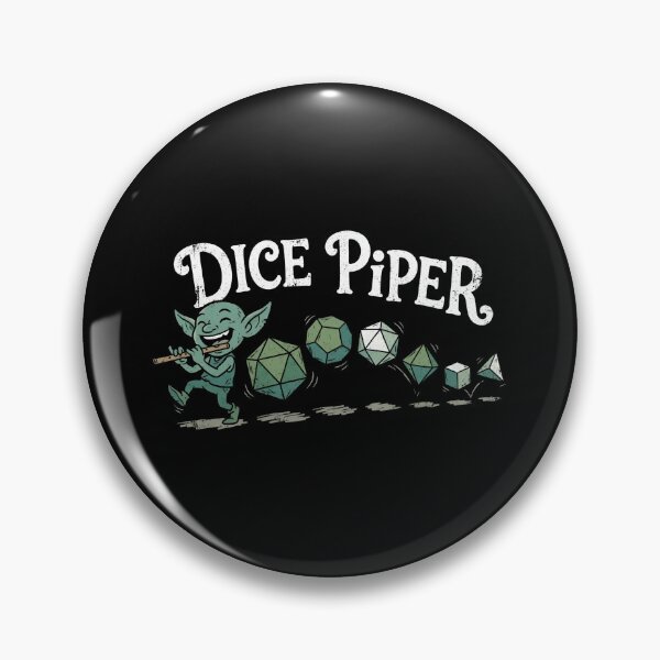 Item preview, Dice Piper Tabletop RPG Goblin Flute Polyhedral designed and sold by Fenay Designs.