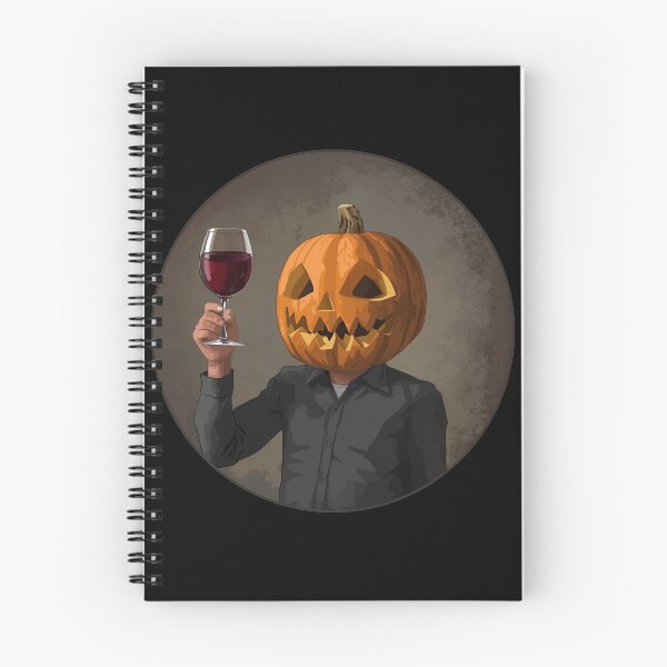 Item preview, Pumpkin with a glass of wine designed and sold by Karitza Daniela.