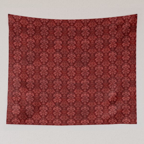 Item preview, Vintage Red French Damask Pattern designed and sold by LouieVanille.