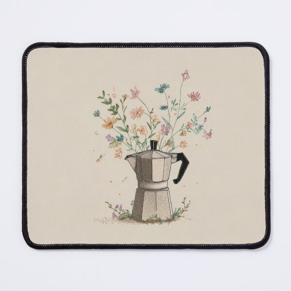 Item preview, Coffee pot with flowers inside designed and sold by anytka.