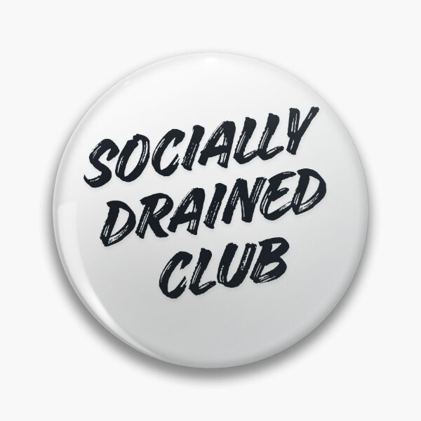 Item preview, Socially Drained Club Graffiti – Introvert Humor Design by Socially Drained Co. designed and sold by ParTeeES.