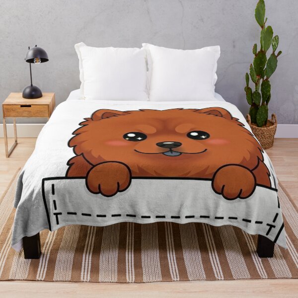 Item preview, Cute Pocket Chow Chow Dog designed and sold by  Side Quest Studio.