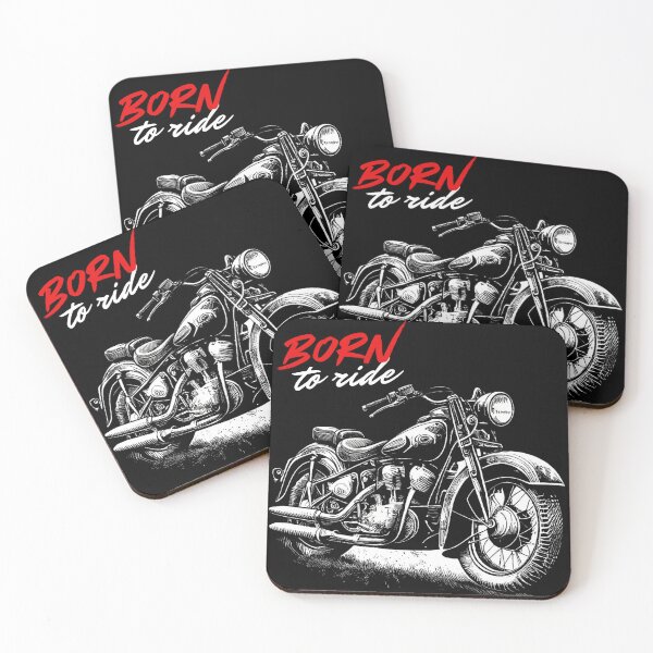 Item preview, Vintage Motorcycle Born To Ride Classic T-Shirt designed and sold by ANNAE*.