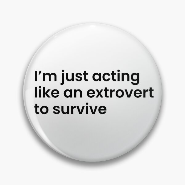 Item preview, Fake extrovert – Introvert Humor Design by Socially Drained Co. designed and sold by ParTeeES.