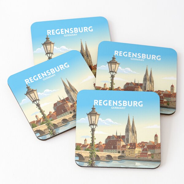 Item preview, Regensburg Germany - Travel art designed and sold by Marciolini.