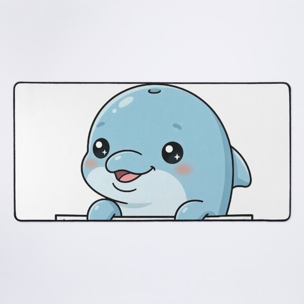 Item preview, Cute Pocket Dolphin designed and sold by Side Quest Studio.