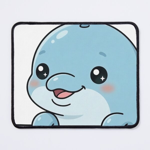 Item preview, Cute Pocket Dolphin designed and sold by Side Quest Studio.